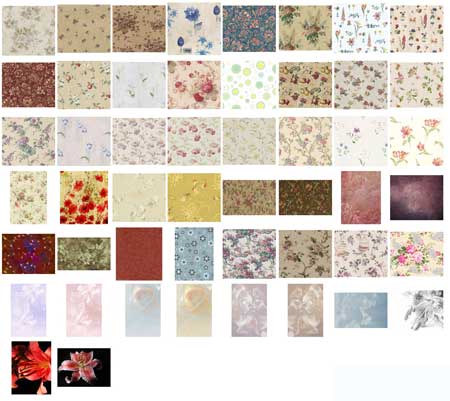 Цветочные  текстуры  /  Flower  textures
