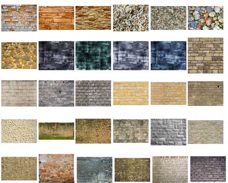 Каменные и кирпичные текстуры / Stone and brick textures